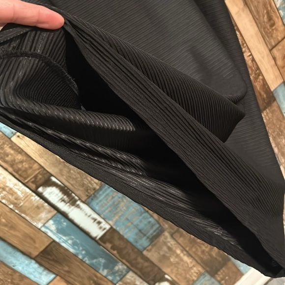 S. Deer large black one shoulder button strap fancy stretchy dress - Picture 10 of 16